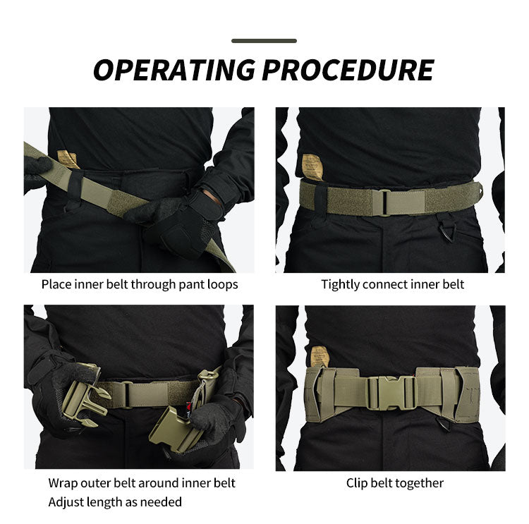 YKD-0115 Yakeda Tactical Vest 500D Nylon No Additional Features Black Belt