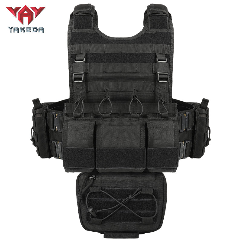 Yakeda VT-8742 Tactical Vest 1000D Polyester High-Density Webbing Camo Pattern for No Attributes Specified