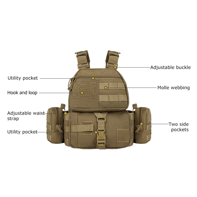 VT-8439 Yakeda Tactical Gear Plate Carrier Vest