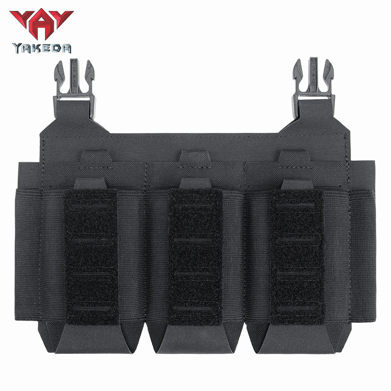 YKD-0143-556 Long Tactical Pack With Three Front Magazine Pouches And Molle System With Buckles