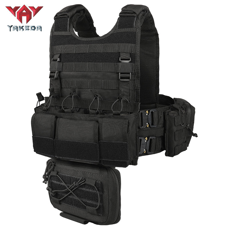 Yakeda VT-8742 Tactical Vest 1000D Polyester High-Density Webbing Camo Pattern for No Attributes Specified