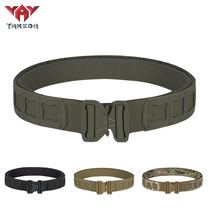 YKD-0114 Yakeda Tactical Belt 500D Nylon Camouflage Design with Buckle No Additional Features