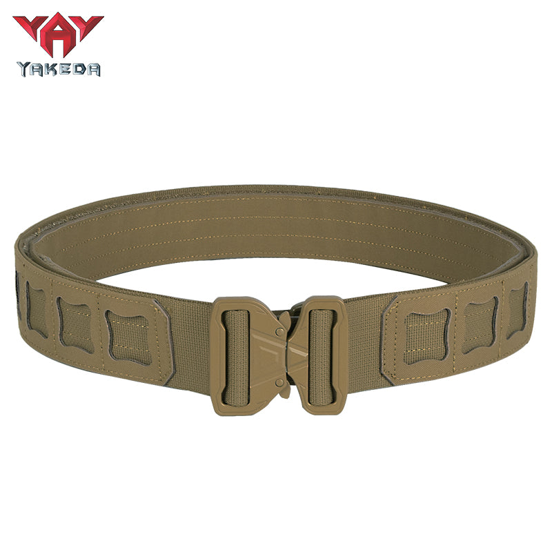 YKD-0114 Yakeda Tactical Belt 500D Nylon Camouflage Design with Buckle No Additional Features