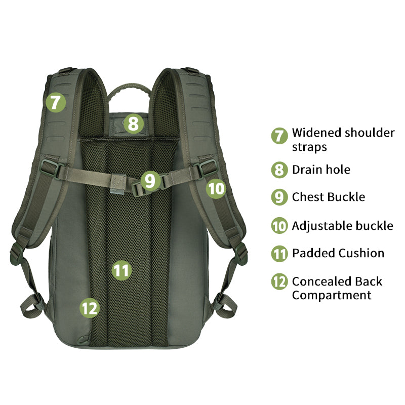 BK-2602 Yakeda Tactical Backpack Outdoor Hiking Rucksack