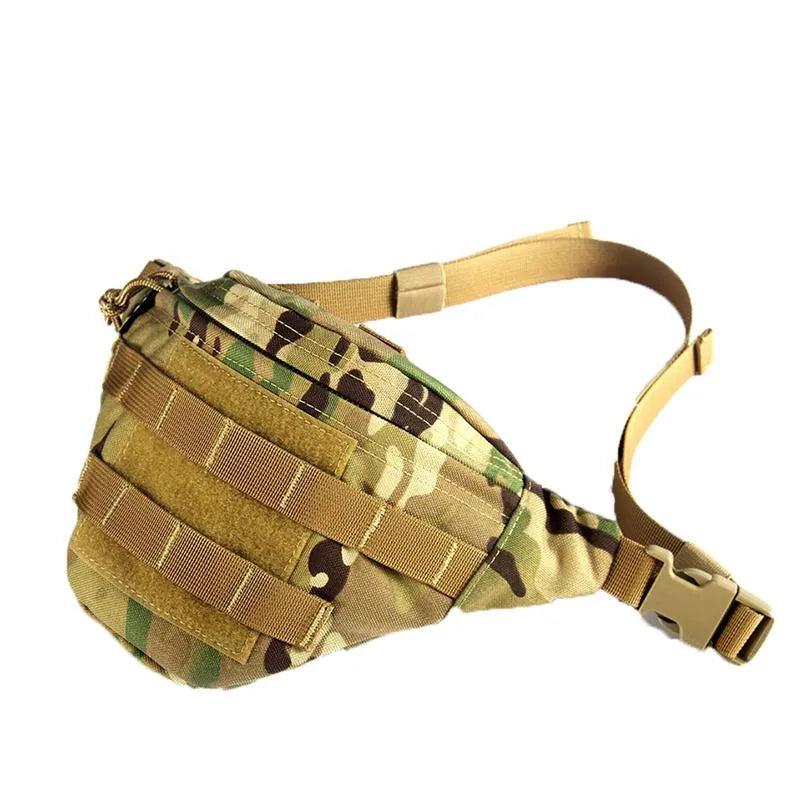 B88018 Outdoor Sport Travel Cmaouflage Pocket Riding Mountaineering Waist Pack for Men and Women - YAKEDA