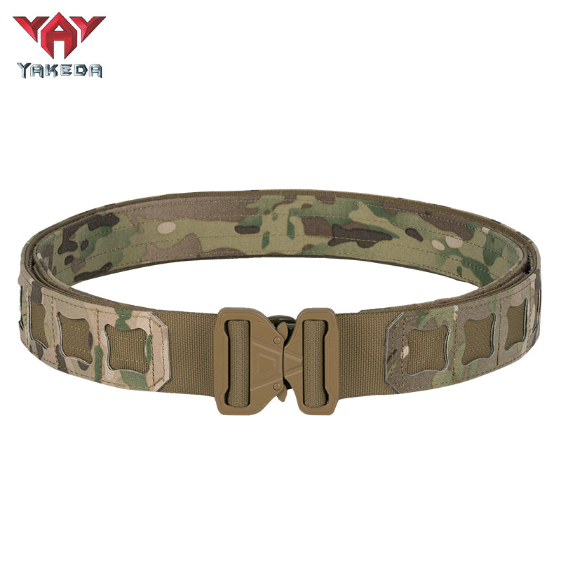YKD-0114 Yakeda Tactical Belt 500D Nylon Camouflage Design with Buckle No Additional Features
