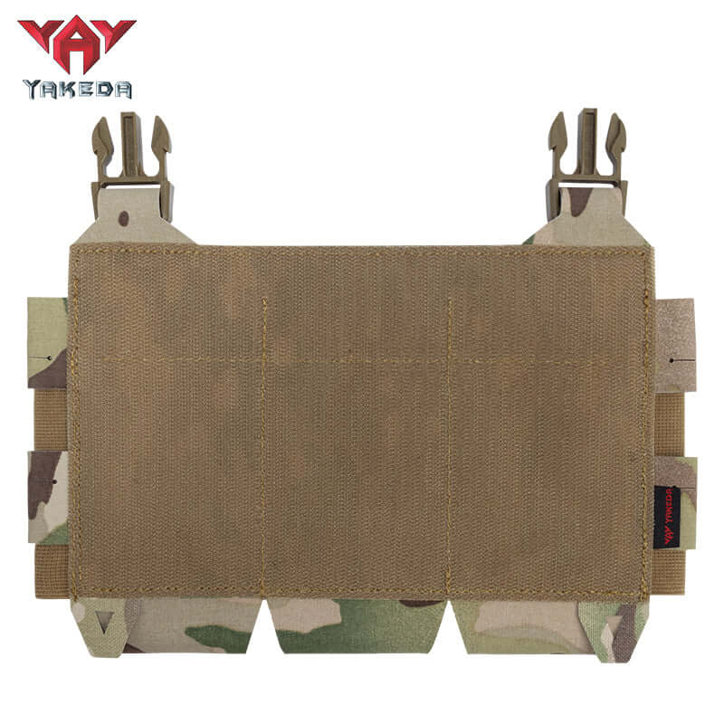 YKD-0143-556 Long Tactical Pack With Three Front Magazine Pouches And Molle System With Buckles