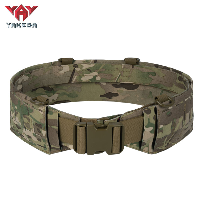 YKD-0115 Yakeda Tactical Vest 500D Nylon No Additional Features Black Belt