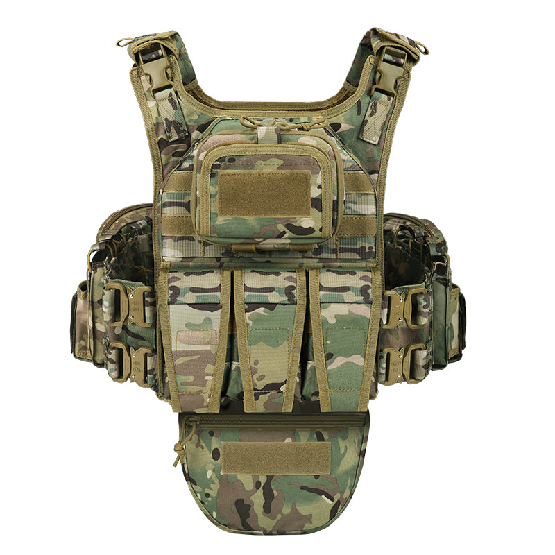 VT-8334 Tactical Vest Complete Set with MOLLE System in Tan Color No Additional Features or Attributes Specified