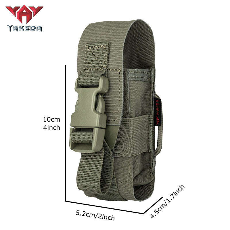 TL-1763-2 Tactical Accessory: Interchangeable MOLLE Flashbang Pouch and Flashlight Pouch