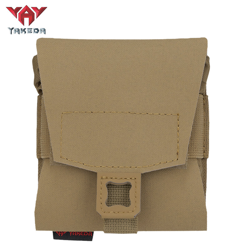 YKD-0125 Molle Tactical Accessory Magazine Pouch, Utility Pouch, Foldable Bin Bag