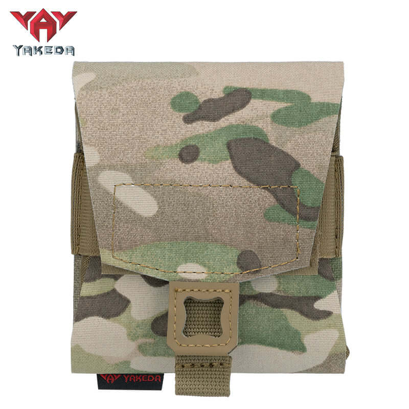 YKD-0125 Molle Tactical Accessory Magazine Pouch, Utility Pouch, Foldable Bin Bag