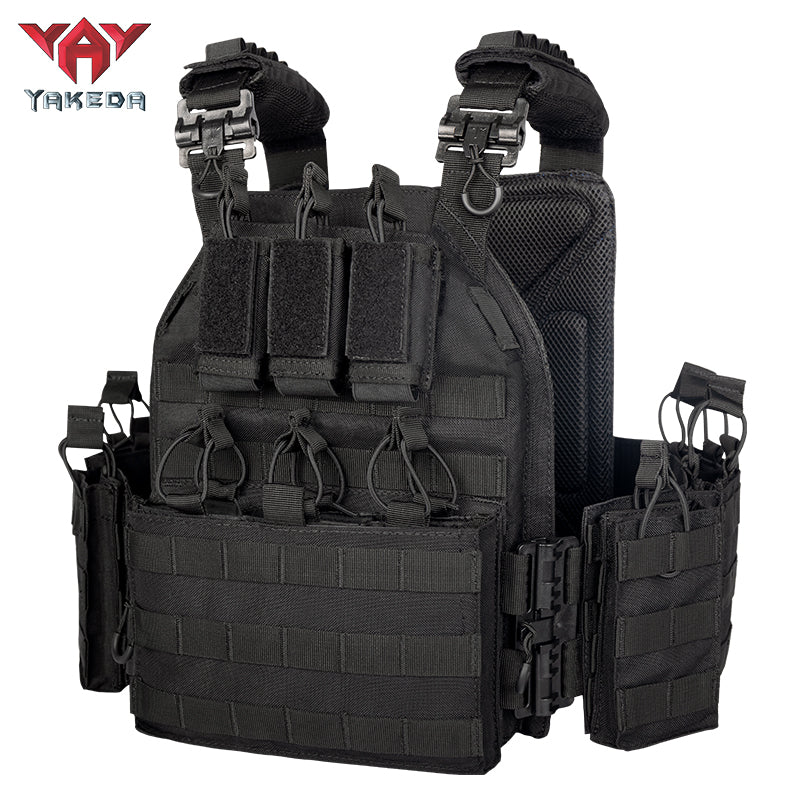 VT-6026-1 Quick Release YAKEDA Plate Carrier Vest In Stock Molle Chaleco Tactico Tactical Vest for Outdoor Shooting