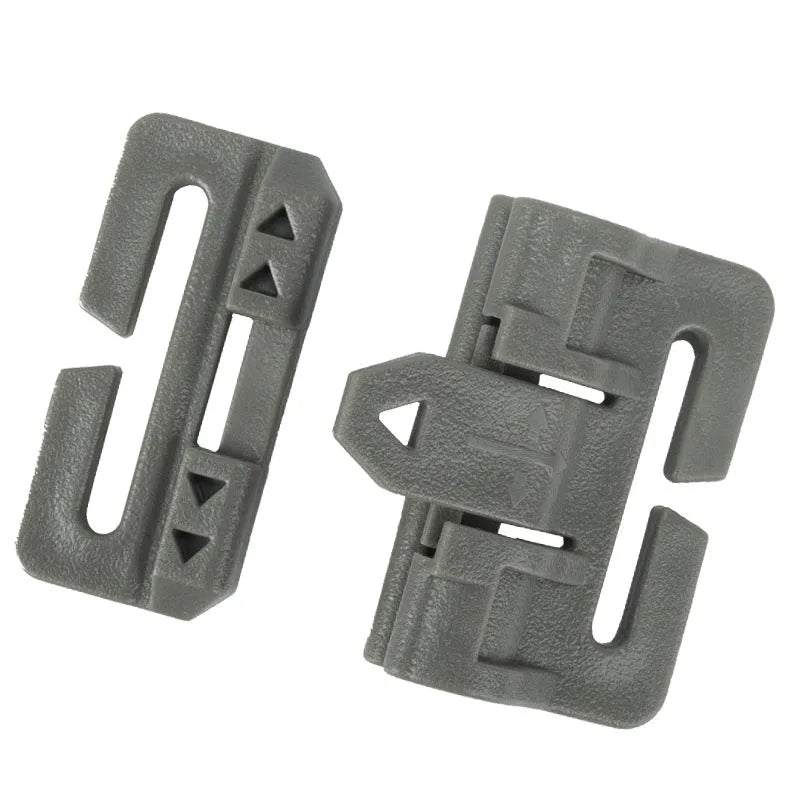 6 Pcs Tactical Vest Quick Release Buckle Multi-functional Tactical Vest Quick Release Buckle Carabiner Shoulder Strap Buckle - YAKEDA