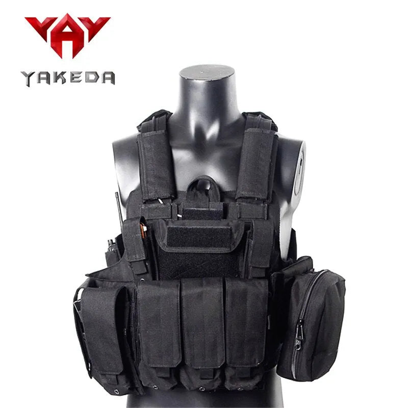 VT-1084 YAKEDA Military Tactical Vest Police Paintball Wargame Wear MOLLE Body Armor Hunting Vest CS - YAKEDA