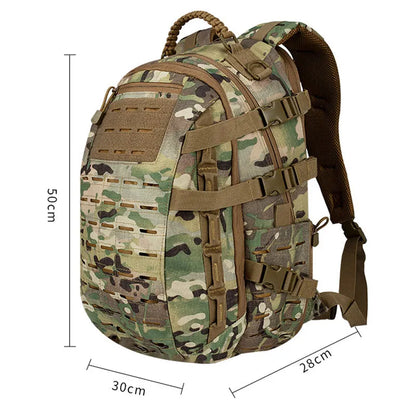 GB-0063 Tactical Backpack Mountaineering Hiking Outdoor Bag Camouflage Shoulder Dragon Egg Bag Student Commuter Computer Shoulder Bag - YAKEDA