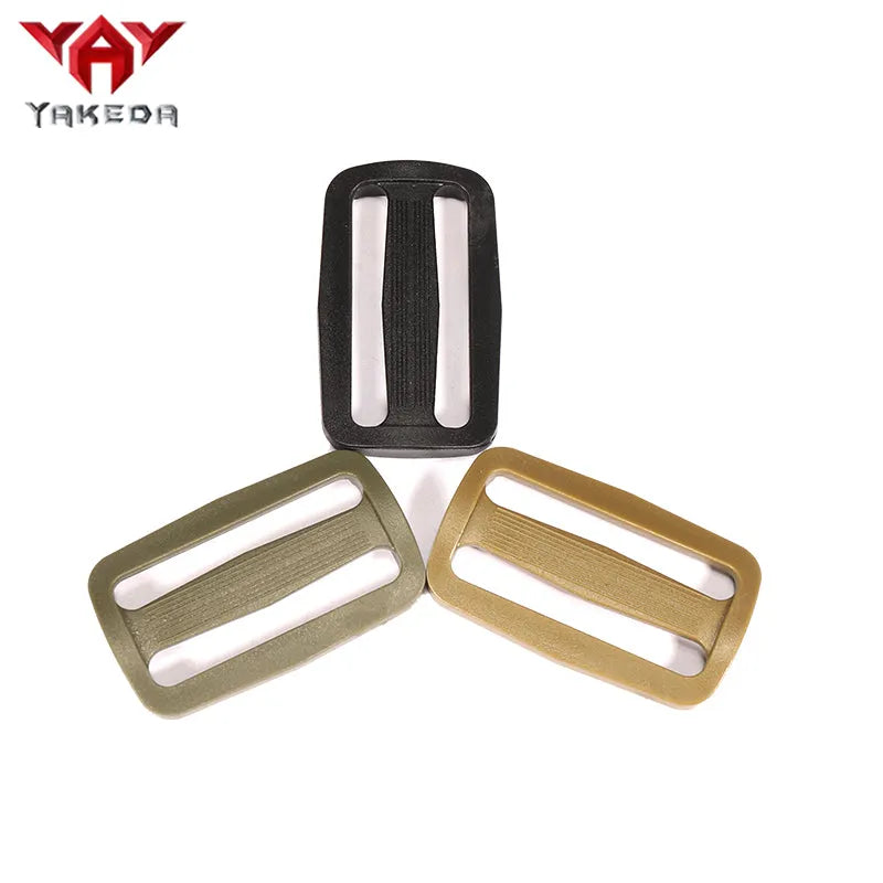 10 Pcs Plastic Non-Slip Day Buckle Three-Position Adjustable Buckle Thick Round Corner Pull Core Day-Shaped Buckle E Word Webbing Slip Buckle - YAKEDA