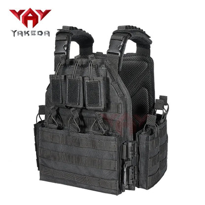 VT-6026-1 Quick Release YAKEDA Plate Carrier Vest In Stock Molle Chaleco Tactico Tactical Vest for Outdoor Shooting - YAKEDA