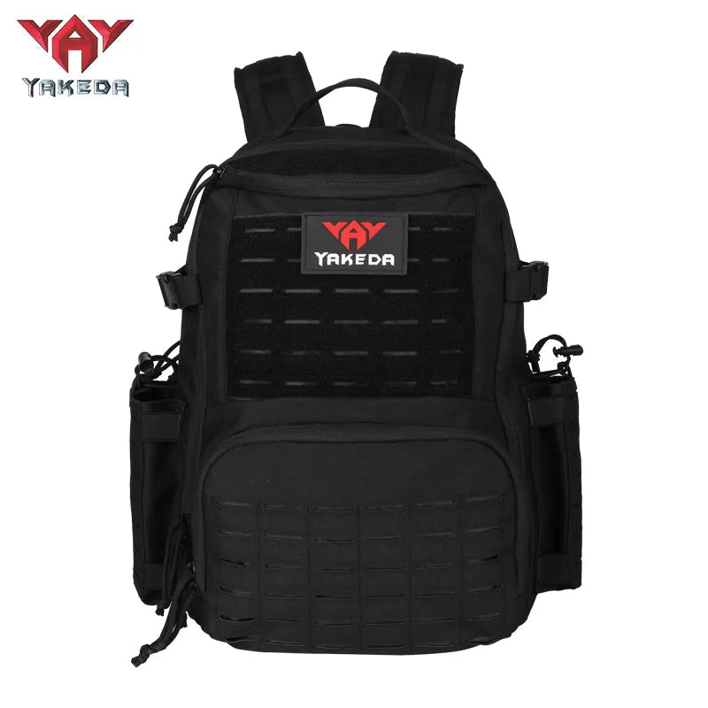 BK-2357 Tactical Backpack Hiking Bag Outdoor Sports Shoulder Bag Wear-Resistant Polyester Travel Hiking Large Capacity Backpacks - YAKEDA