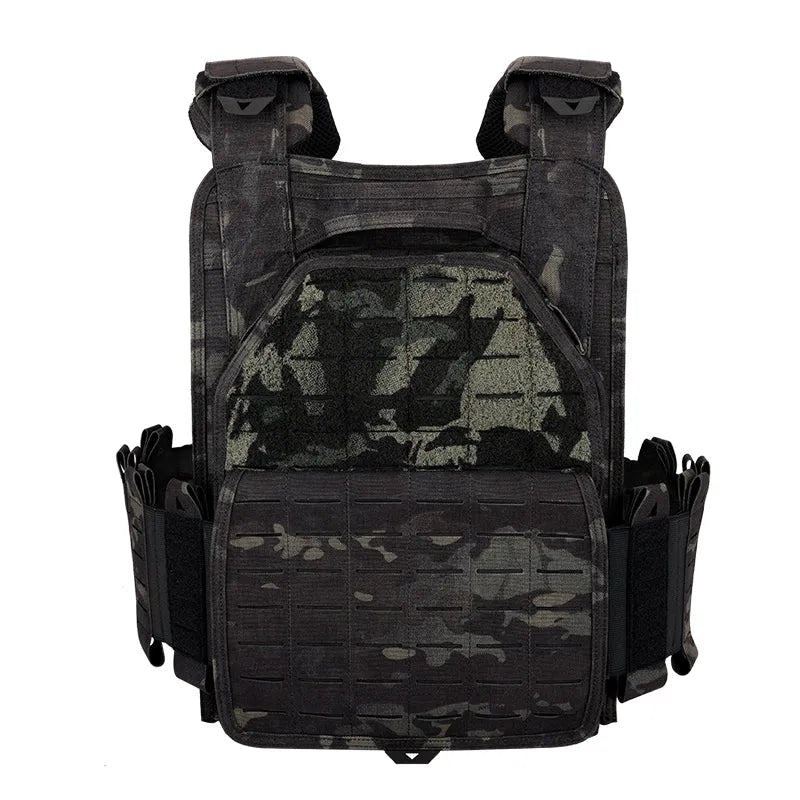 VT-6094A YAKEDA 1000D Nylon Tactical Gear Military Airsoft CS Game Hunting MOEEL Army Laser Cut Vest - YAKEDA