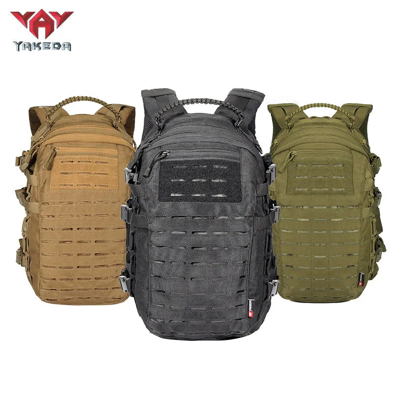 YAKEDA new design polyester laser molle bag hiking softback back pack military tactico molle backpack - YAKEDA