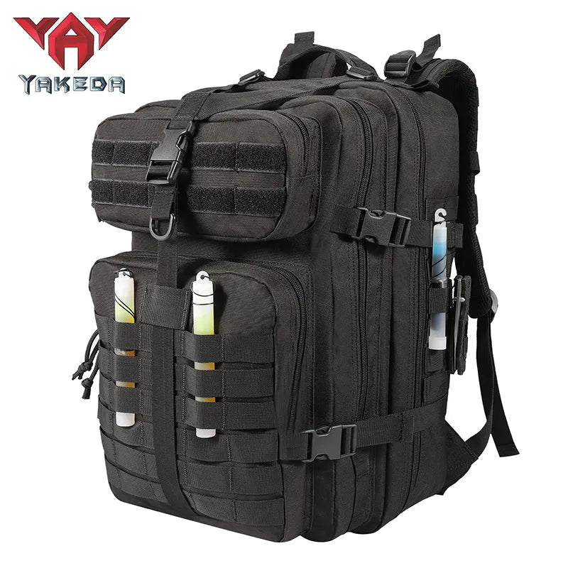 BK-2265 YAKEDA Tactical Backpack Molle System 3P Outdoor Backpack - YAKEDA