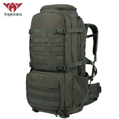 BK-2498 YAKEDA Tactical Backpack Camping Riding Hiking Bag 65L - YAKEDA