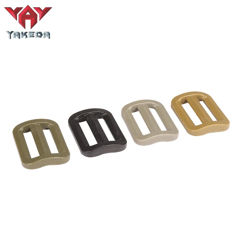 10 Pcs Plastic Non-Slip Day Buckle Three-Position Adjustable Buckle Thick Round Corner Pull Core Day-Shaped Buckle E Word Webbing Slip Buckle - YAKEDA