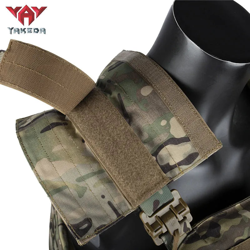 VT-6031-5 QR Yakeda MC Tactical Gear Chaleco Tactico Weighted Plate Carrier Black Tactical Vest Nylon Colete Tatico Military Training Vest - YAKEDA