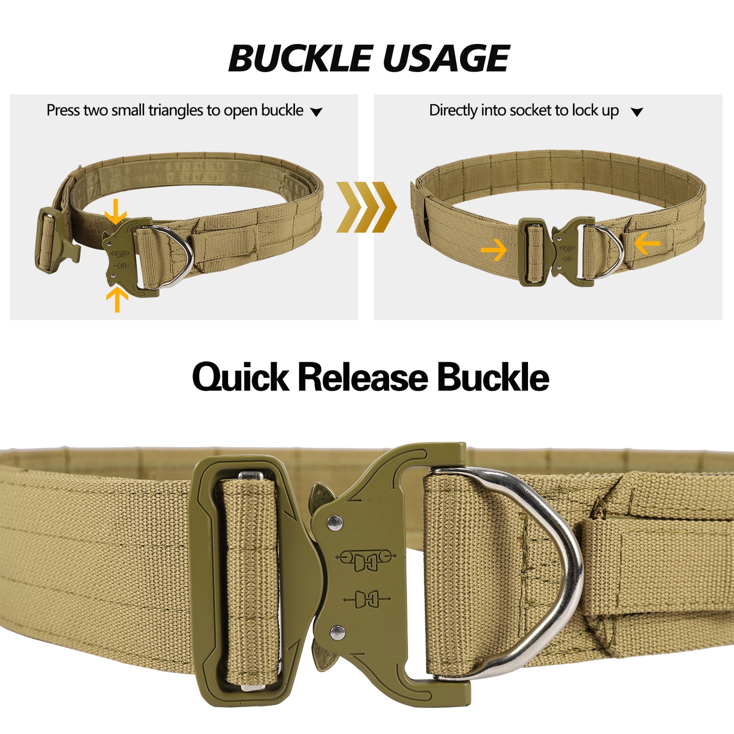 BL-2231 2 In 1 Tactical Belt