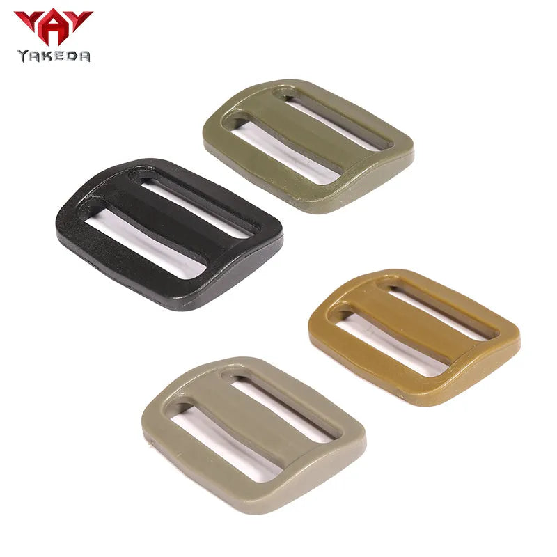 10 Pcs Plastic Non-Slip Day Buckle Three-Position Adjustable Buckle Thick Round Corner Pull Core Day-Shaped Buckle E Word Webbing Slip Buckle - YAKEDA