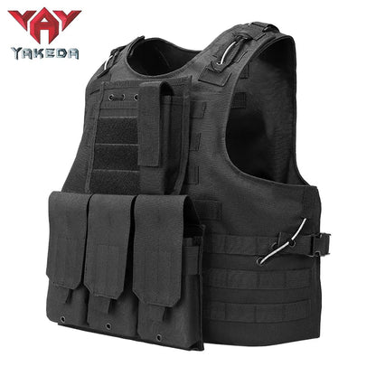 VT-8344 Yakeda Fashion multifumctional ajustable shoulder strap vest packs for hanging accessories tactical vest military vest - YAKEDA