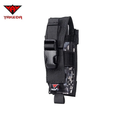 C88044-1 1000D Nylon Camouflage Tactical MOLLE Hunting Holster Cartridge Clip Bullet Tool Knife Belt Pouch Sheath - YAKEDA