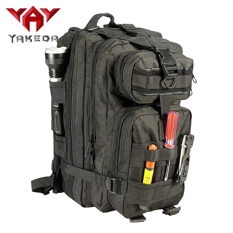 BK-5043-1 Large 3p Bag 45l Large Capacity Camouflage Bag Sports Outdoor Duffel Bag Hiking Backpacks - YAKEDA