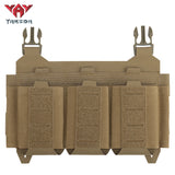 YKD-0144-762 Short Tactical Pack With Three Front Magazine Pouches And Molle System With Buckles
