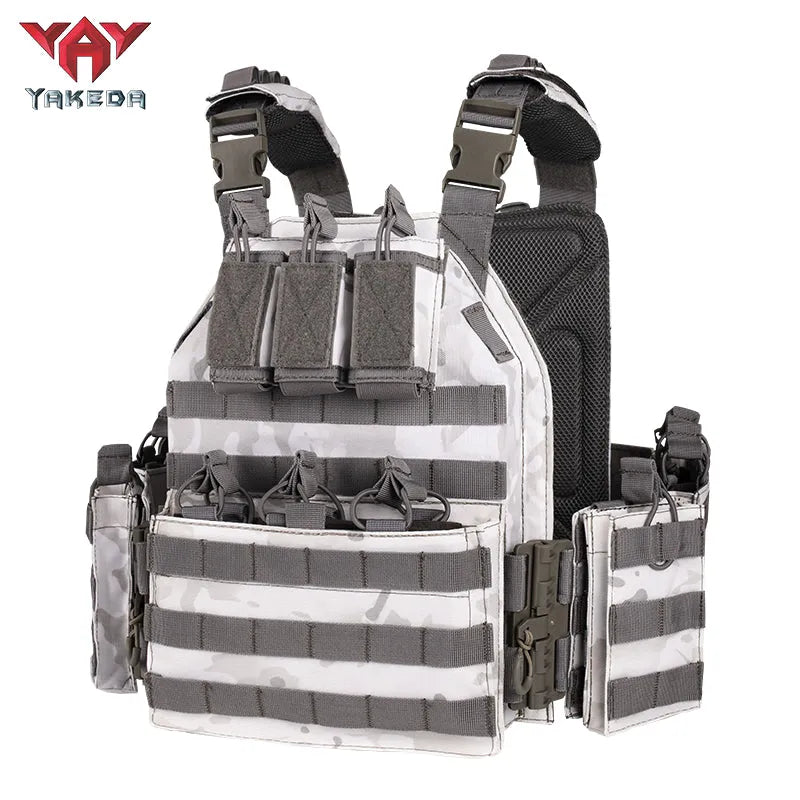 VT-6026-1 Quick Release YAKEDA Plate Carrier Vest In Stock Molle Chaleco Tactico Tactical Vest for Outdoor Shooting - YAKEDA