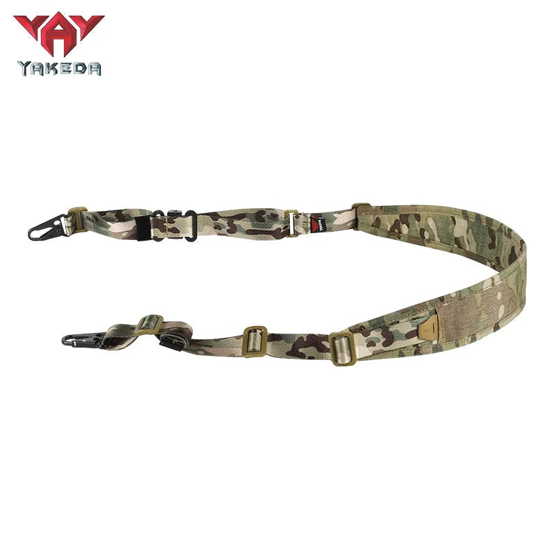 YKD-0203 500D Nylon Tactical Single Straps Nylon Sling Webbbing Sling Bungee Strap Hunting Accessories Tactical Sling - YAKEDA