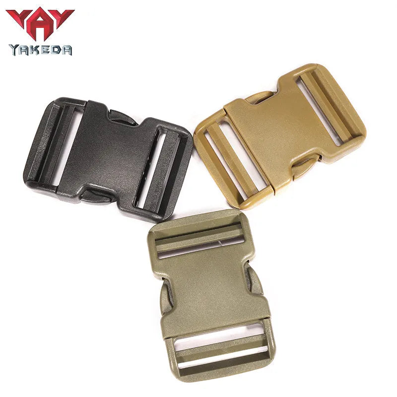 10 Pcs 2 inch Double Pull Belt BuckleReplaceable Plastic Buckle - YAKEDA