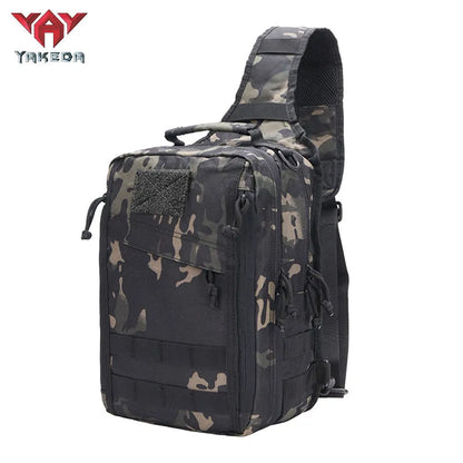 KF-088 Nylon Tactical Sling Bag Cross Body Gun Backpack Design For Handgun Move Quickly - YAKEDA