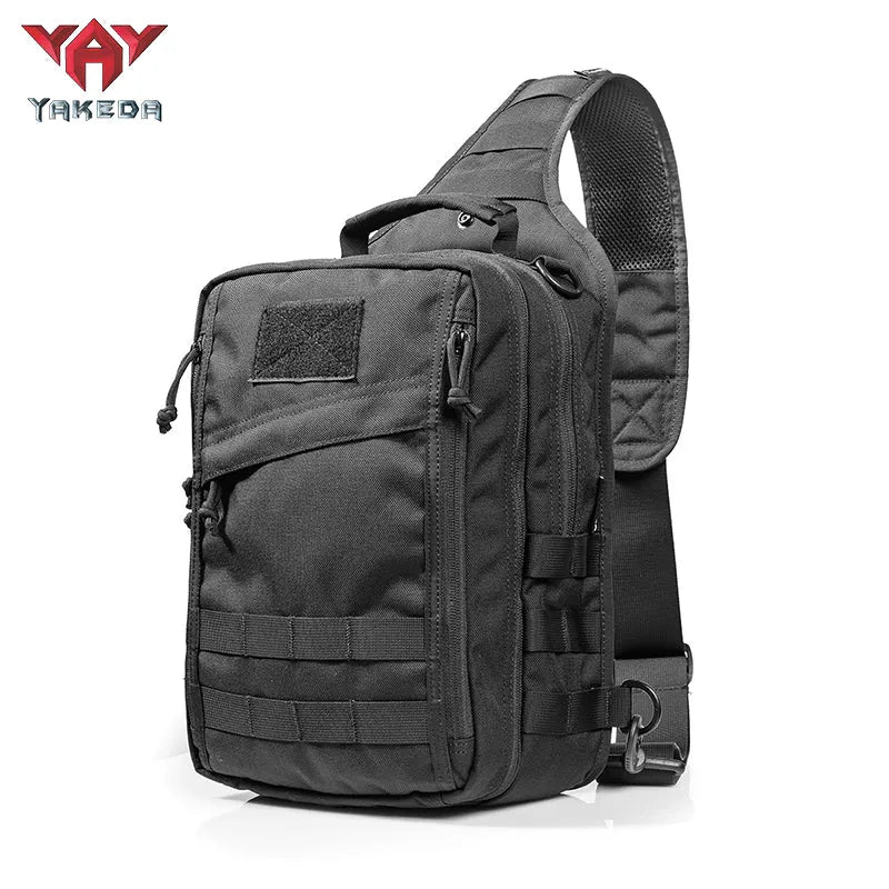 KF-088 Nylon Tactical Sling Bag Cross Body Gun Backpack Design For Handgun Move Quickly - YAKEDA