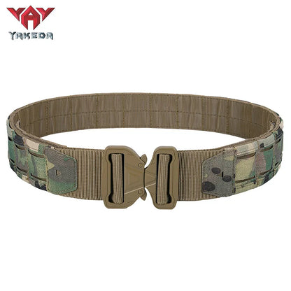 YAKEDA Multifunctional 3-in-1 Waistband Set PALS Laser System Outdoor Tactical Belt Waistband - YAKEDA