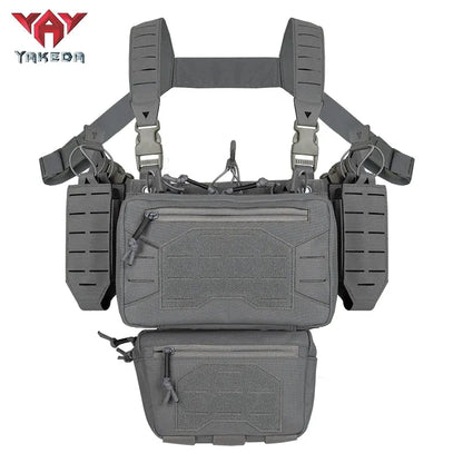 YKD-088 YAKEDA New Fashion Crossbody Harness Vest Conceal Tactical Chest Rig - YAKEDA