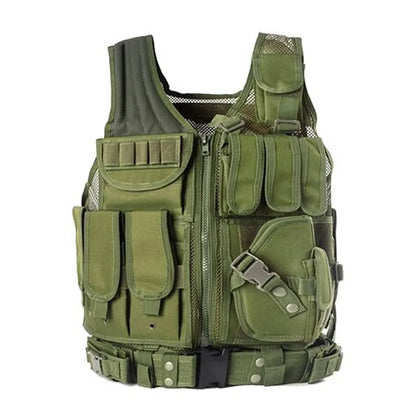 VT-1063 YAKEDA Police Military Tactical Vest Wargame Body Armor Sports Wear Hunting Vest CS Outdoor Products Equipment - YAKEDA