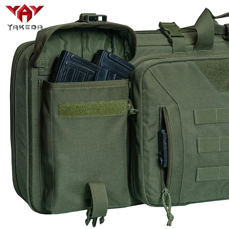 KF-105B Tactical Backpack,High Capacity Bow And Arrow Double - Layer Fishing Tackle Bag,Human Cs Is Equipped With A Launcher That Packs Water Bombs - YAKEDA