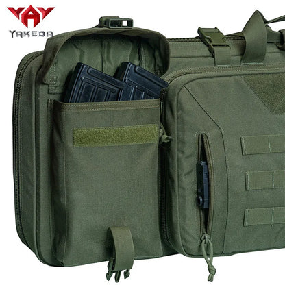 KF-105B Tactical Backpack,High Capacity Bow And Arrow Double - Layer Fishing Tackle Bag,Human Cs Is Equipped With A Launcher That Packs Water Bombs - YAKEDA