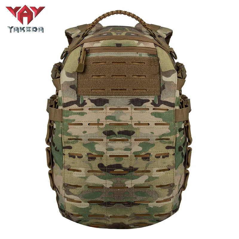 GB-0063 Tactical Backpack Mountaineering Hiking Outdoor Bag Camouflage Shoulder Dragon Egg Bag Student Commuter Computer Shoulder Bag - YAKEDA