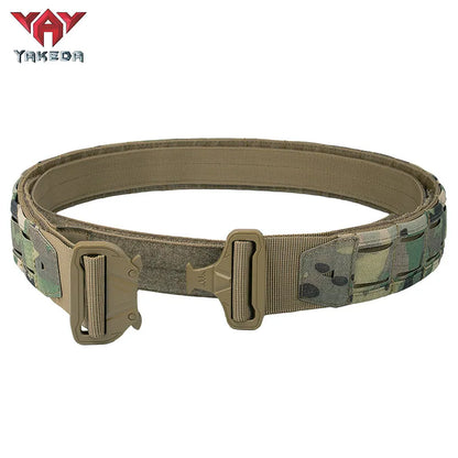 YAKEDA Multifunctional 3-in-1 Waistband Set PALS Laser System Outdoor Tactical Belt Waistband - YAKEDA