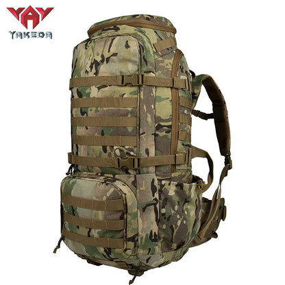 BK-2498 YAKEDA Tactical Backpack Camping Riding Hiking Bag 65L - YAKEDA