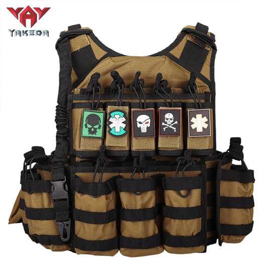 VT-6027 Yakeda Tactical Vest Outdoor Activities Veat Military Fans - YAKEDA