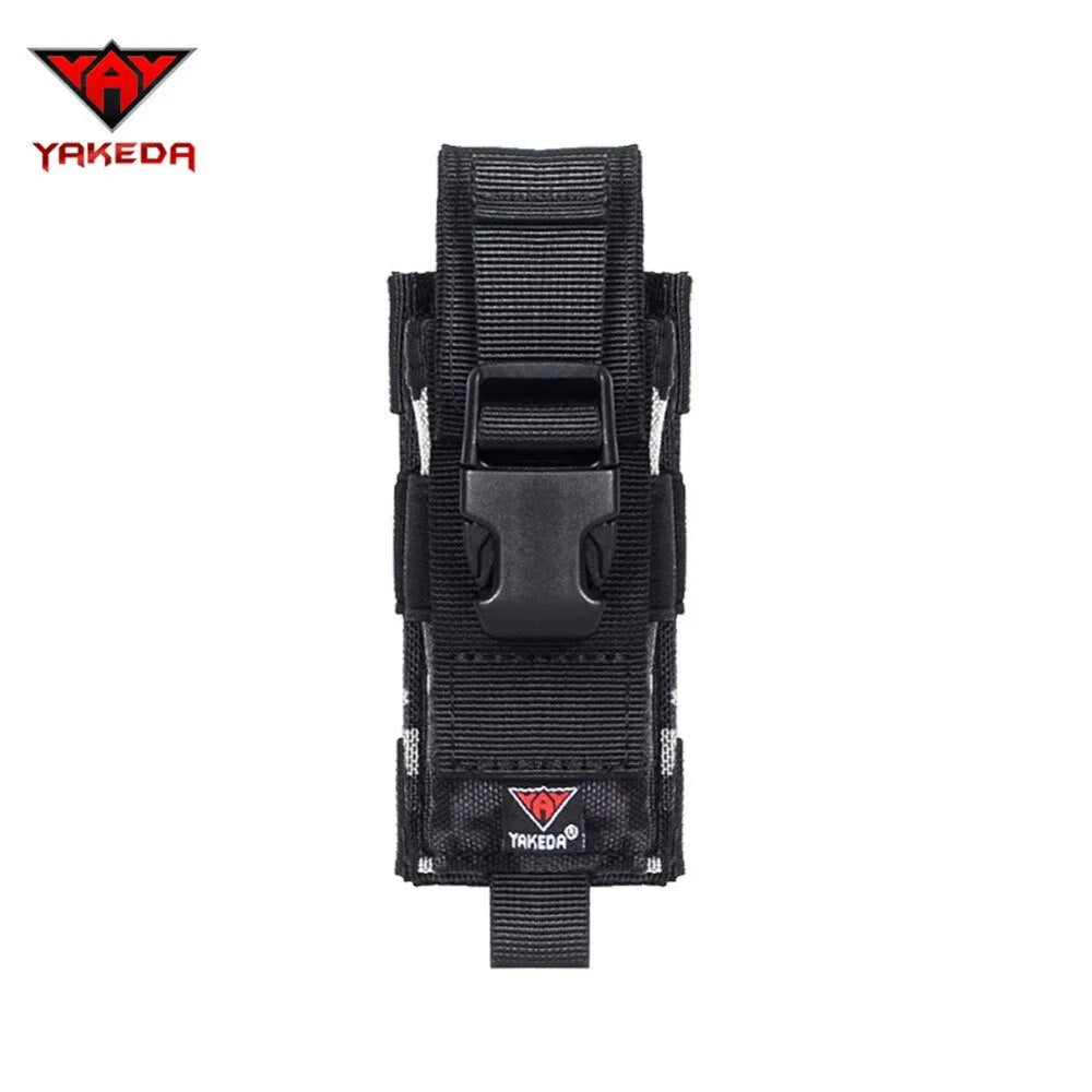 C88044-1 1000D Nylon Camouflage Tactical MOLLE Hunting Holster Cartridge Clip Bullet Tool Knife Belt Pouch Sheath - YAKEDA